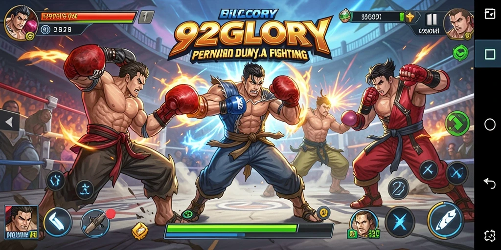Gameplay seru dan mendebarkan dalam pertarungan 92GLORY.