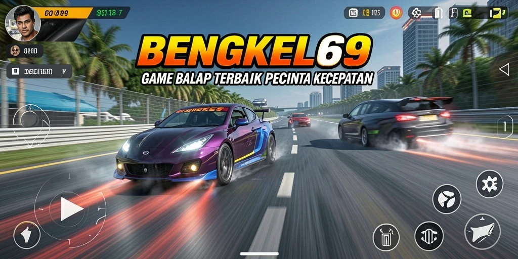 Menampilkan gameplay balap yang intens dan menantang.