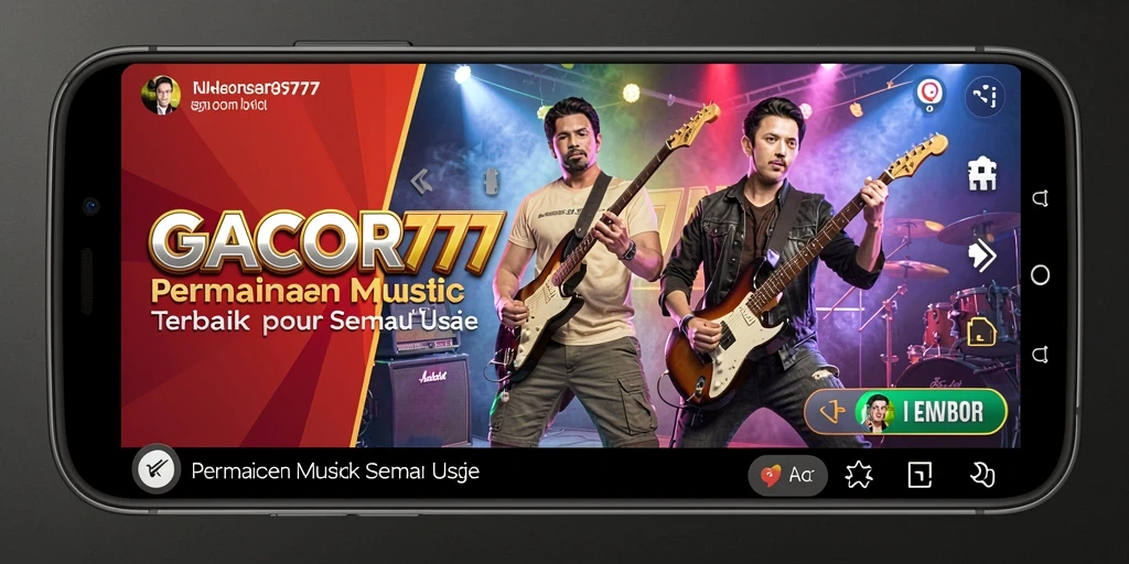 Screenshot GACOR777 menampilkan gameplay musik yang interaktif dan menyenangkan.