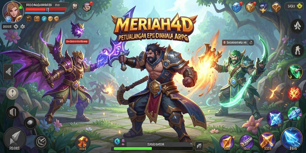 Tampilan gameplay dinamis dan menegangkan dalam MERIAH4D.