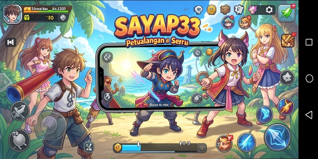Screenshot menampilkan aksi seru dalam permainan Anime yang memukau.