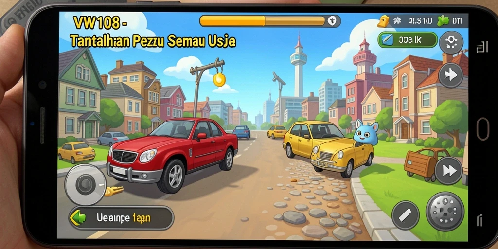 Screenshot VW108 menampilkan gameplay seru teka-teki.
